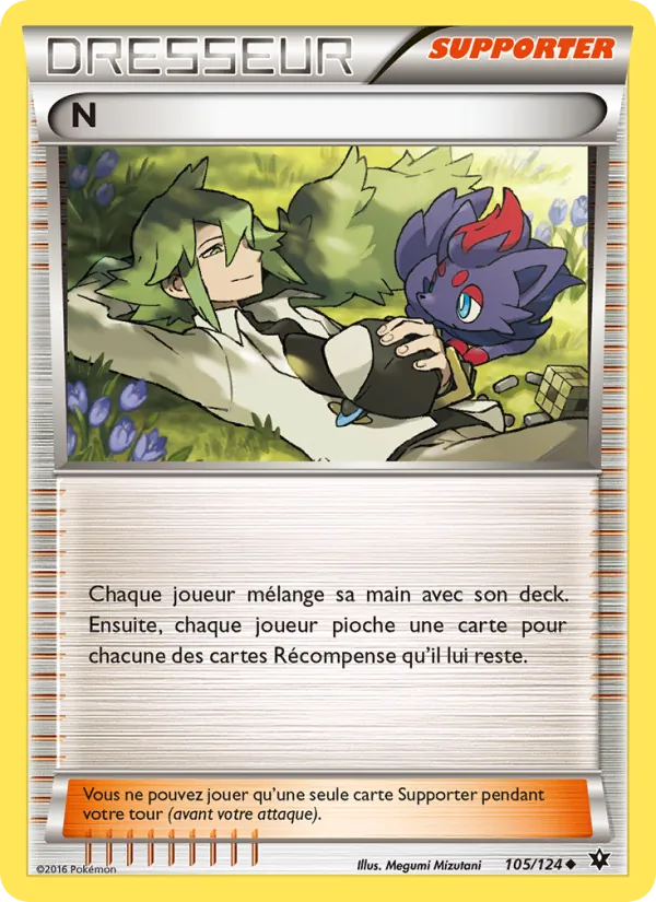 Carte Pokémon N de l'extension Impact des Destins