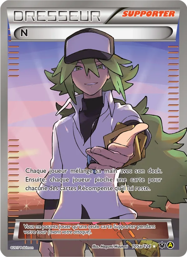 Carte Pokémon N de l'extension Impact des Destins