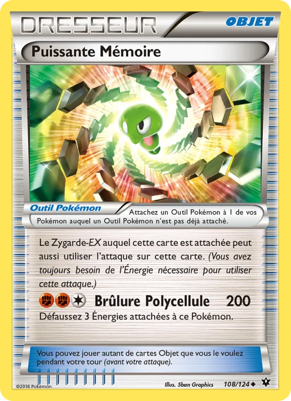Carte Pokémon Puissante Mémoire de l'extension Impact des Destins