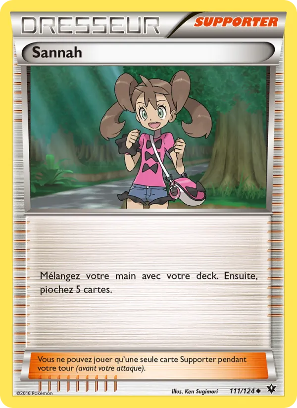 Carte Pokémon Sannah de l'extension Impact des Destins