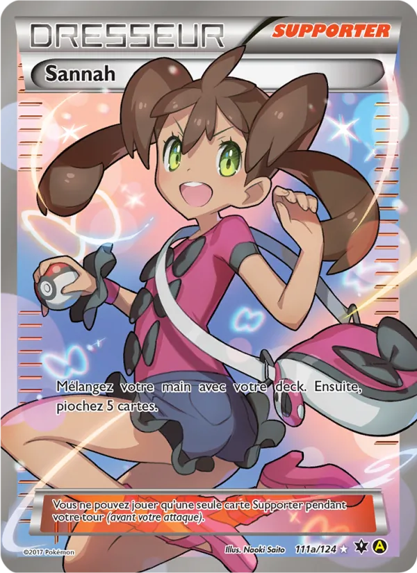 Carte Pokémon Sannah de l'extension Impact des Destins