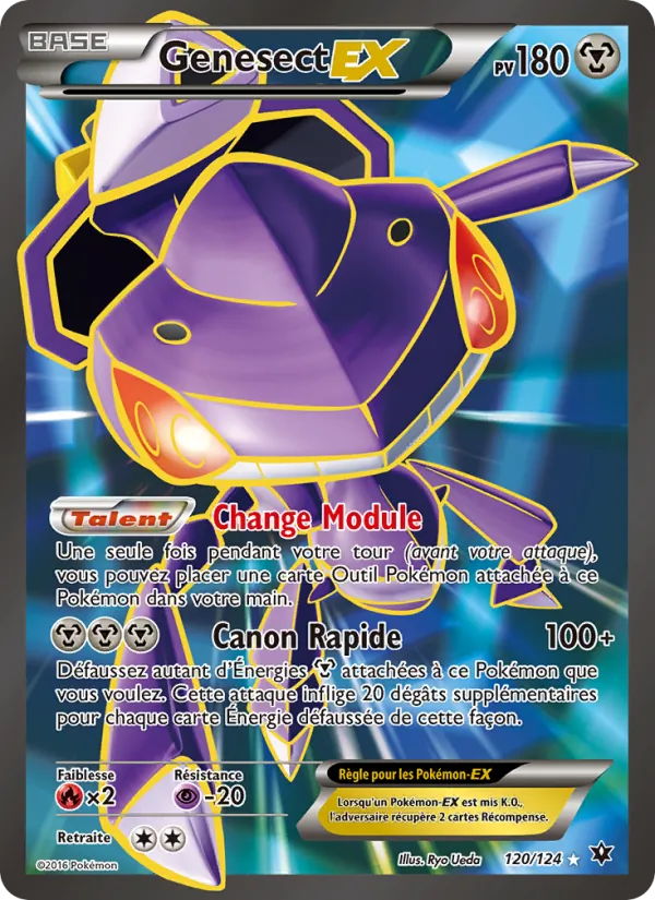 Carte Pokémon Genesect EX de l'extension Impact des Destins