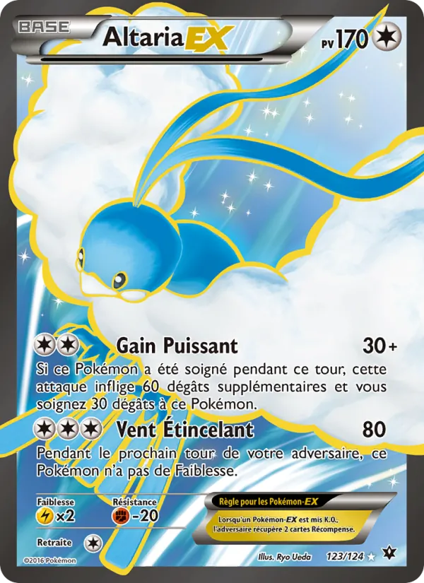 Carte Pokémon Altaria EX de l'extension Impact des Destins