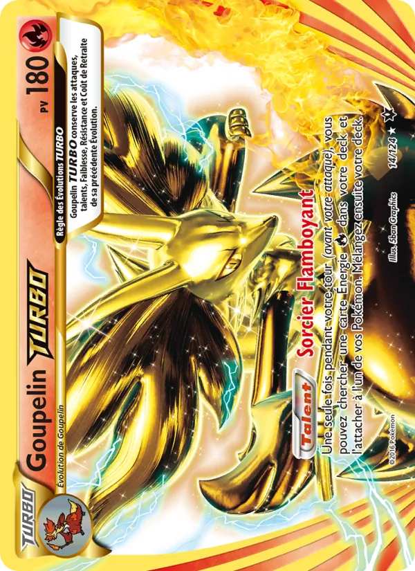 Carte Pokémon Goupelin TURBO de l'extension Impact des Destins