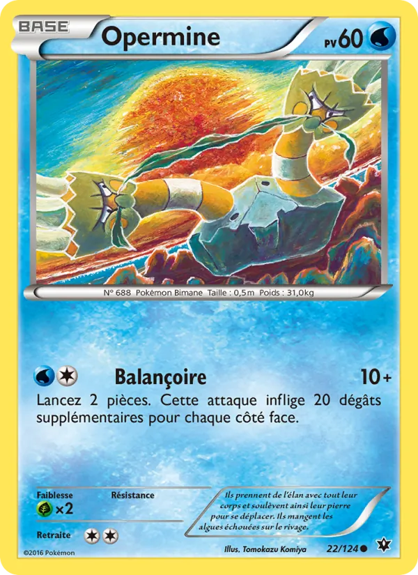 Carte Pokémon Opermine de l'extension Impact des Destins