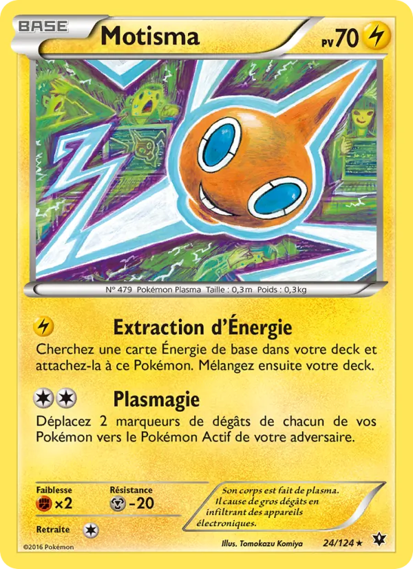 Carte Pokémon Motisma de l'extension Impact des Destins