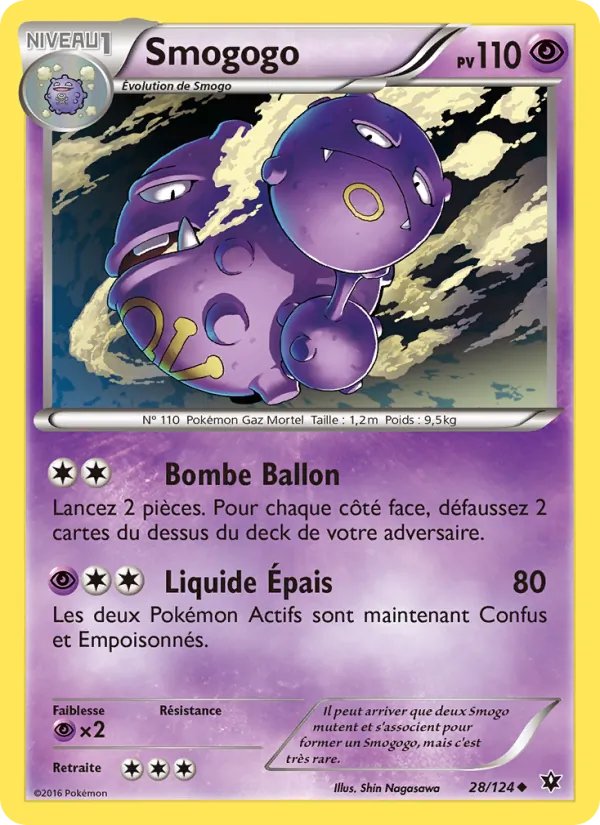 Carte Pokémon Smogogo de l'extension Impact des Destins