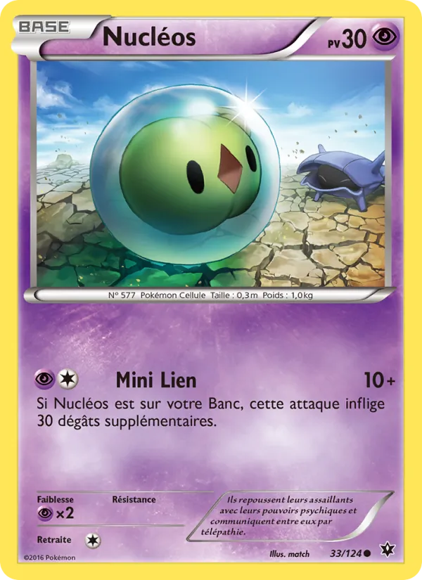 Carte Pokémon Nucléos de l'extension Impact des Destins