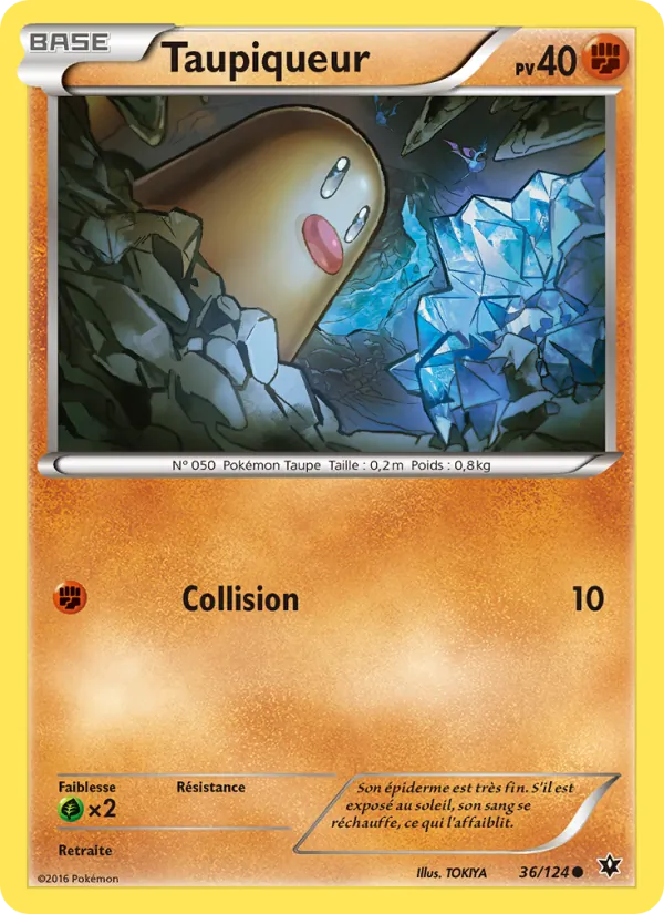 Carte Pokémon Taupiqueur de l'extension Impact des Destins