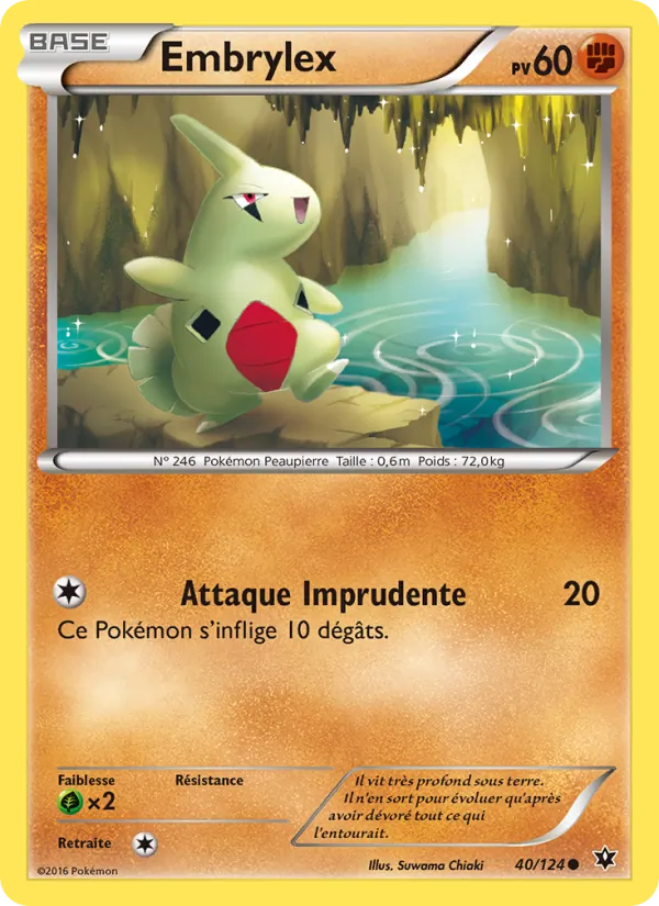 Carte Pokémon Embrylex de l'extension Impact des Destins