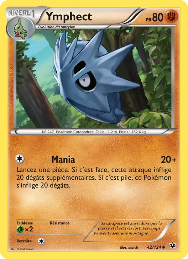 Carte Pokémon Ymphect de l'extension Impact des Destins