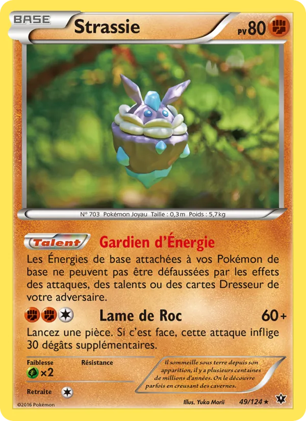 Carte Pokémon Strassie de l'extension Impact des Destins