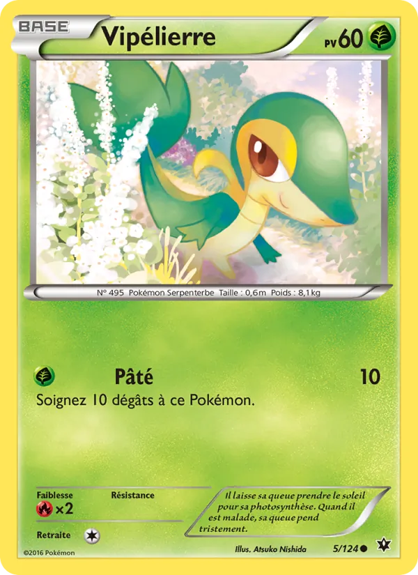 Carte Pokémon Vipélierre de l'extension Impact des Destins