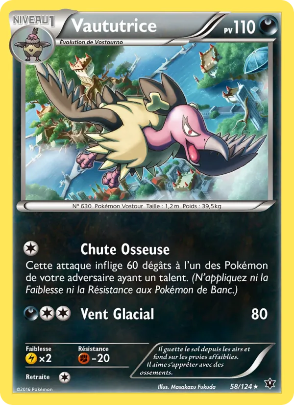 Carte Pokémon Vaututrice de l'extension Impact des Destins