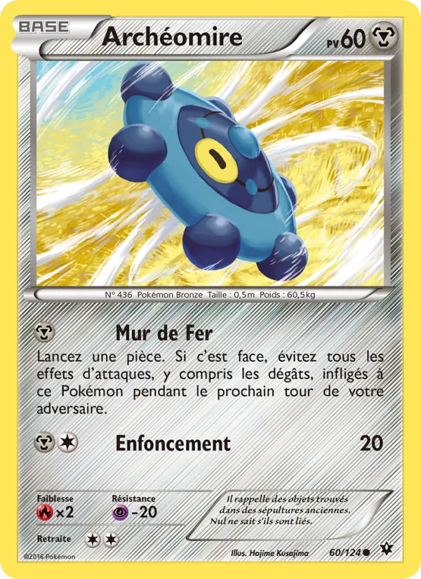 Carte Pokémon Archéomire de l'extension Impact des Destins