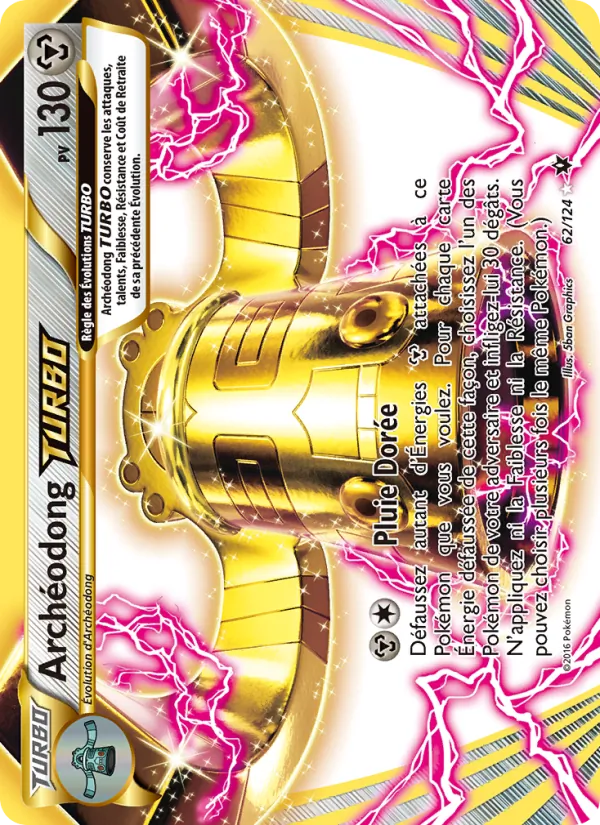 Carte Pokémon Archéodong TURBO de l'extension Impact des Destins
