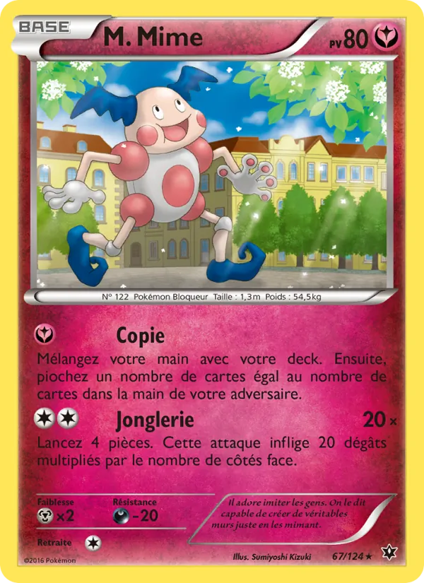 Carte Pokémon M. Mime de l'extension Impact des Destins