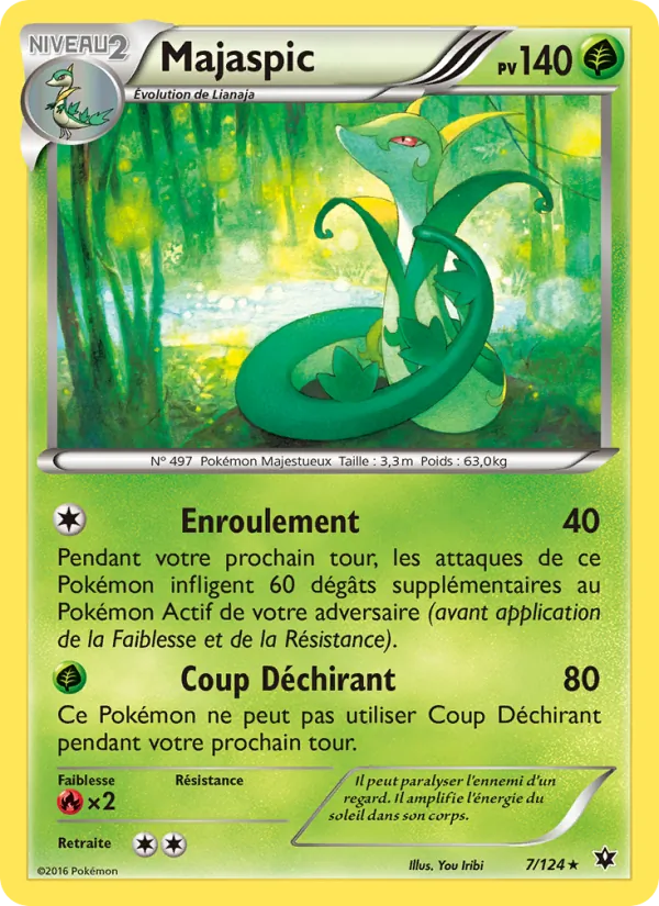 Carte Pokémon Majaspic de l'extension Impact des Destins