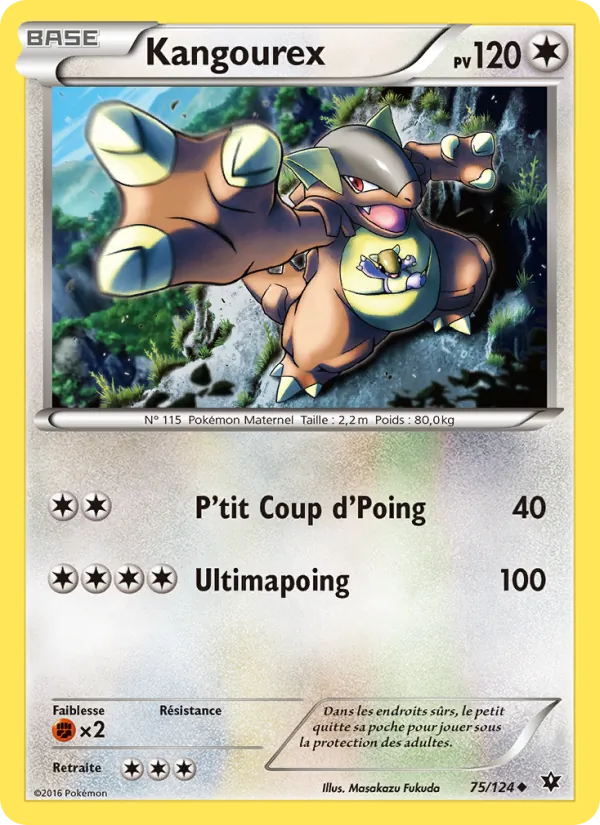 Carte Pokémon Kangourex de l'extension Impact des Destins