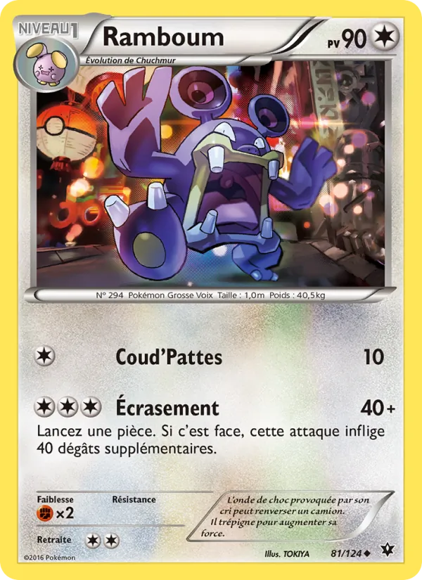 Carte Pokémon Ramboum de l'extension Impact des Destins