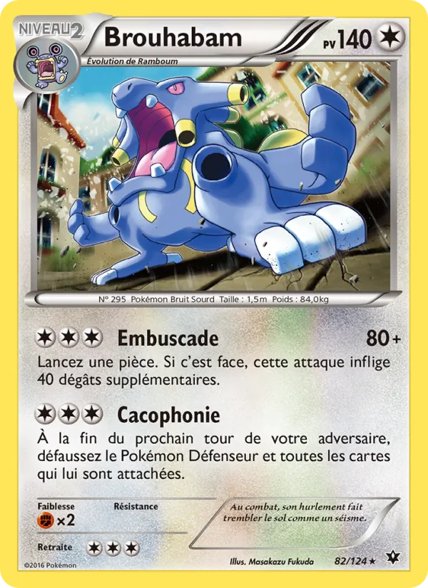 Carte Pokémon Brouhabam de l'extension Impact des Destins