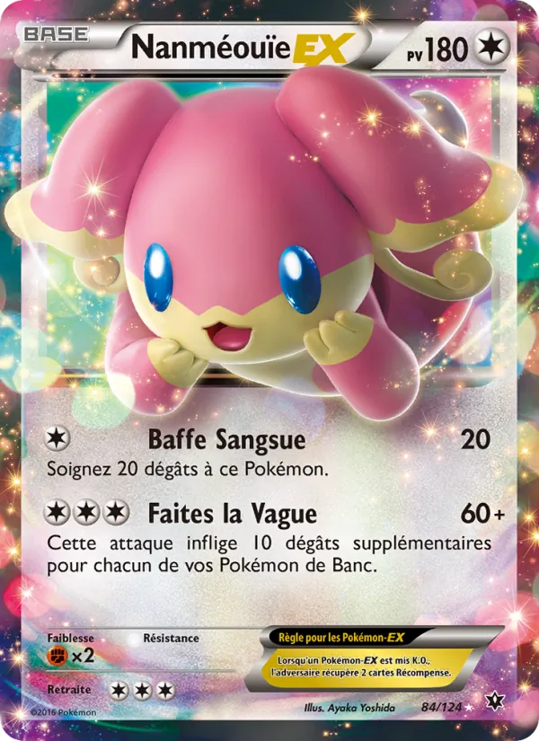 Carte Pokémon Nanméouïe EX de l'extension Impact des Destins