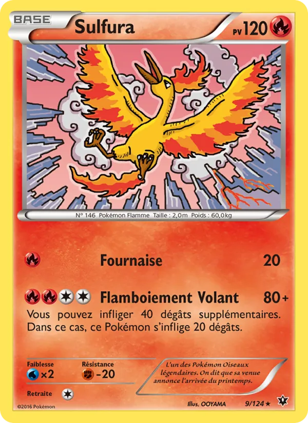 Carte Pokémon Sulfura de l'extension Impact des Destins
