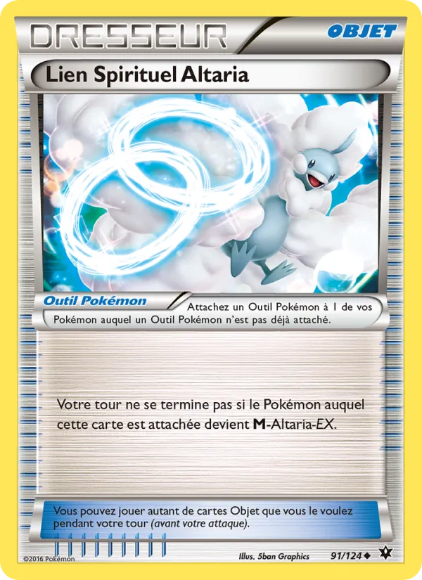 Carte Pokémon Lien Spirituel Altaria de l'extension Impact des Destins