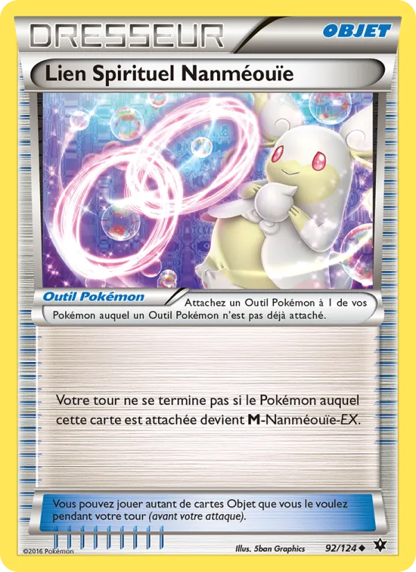 Carte Pokémon Lien Spirituel Nanméouïe de l'extension Impact des Destins