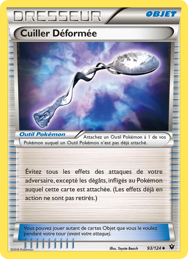 Carte Pokémon Cuiller Déformée de l'extension Impact des Destins