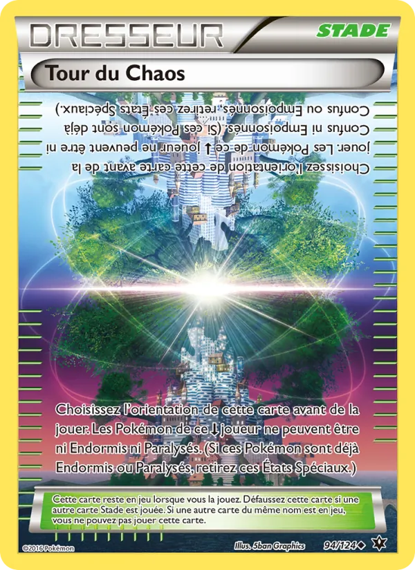 Carte Pokémon Tour du Chaos de l'extension Impact des Destins