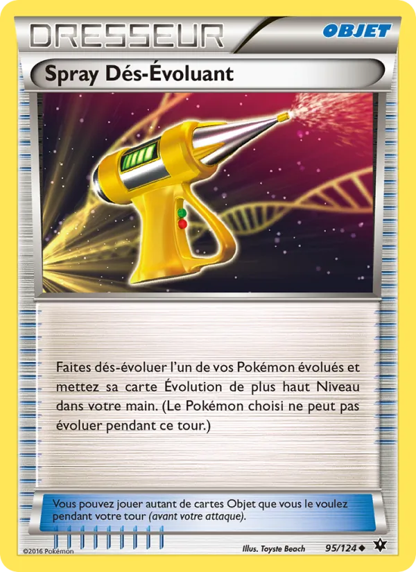 Carte Pokémon Spray Dés-Évoluant de l'extension Impact des Destins