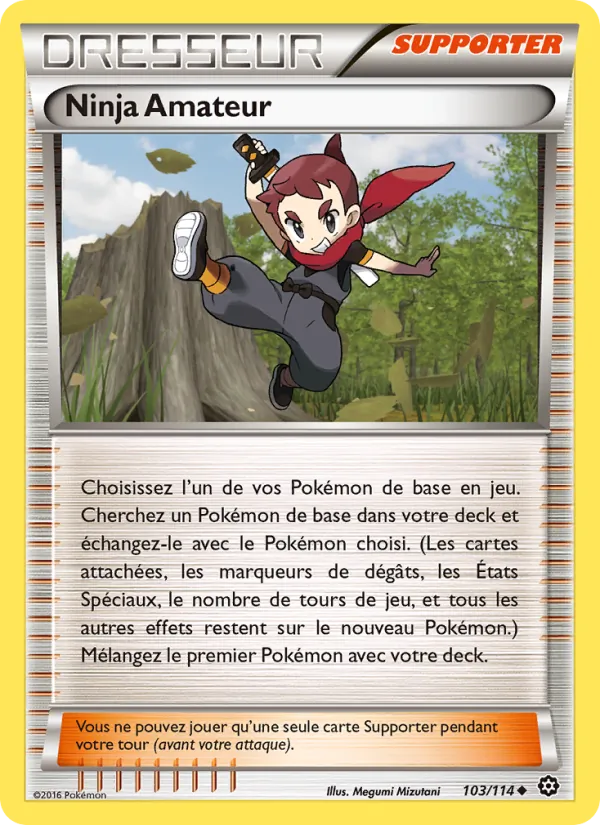 Carte Pokémon Ninja Amateur de l'extension Offensive Vapeur