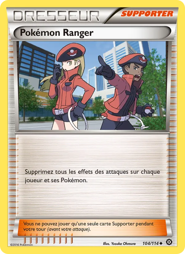 Carte Pokémon Pokémon Ranger de l'extension Offensive Vapeur
