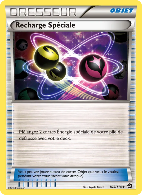 Carte Pokémon Recharge Spéciale de l'extension Offensive Vapeur