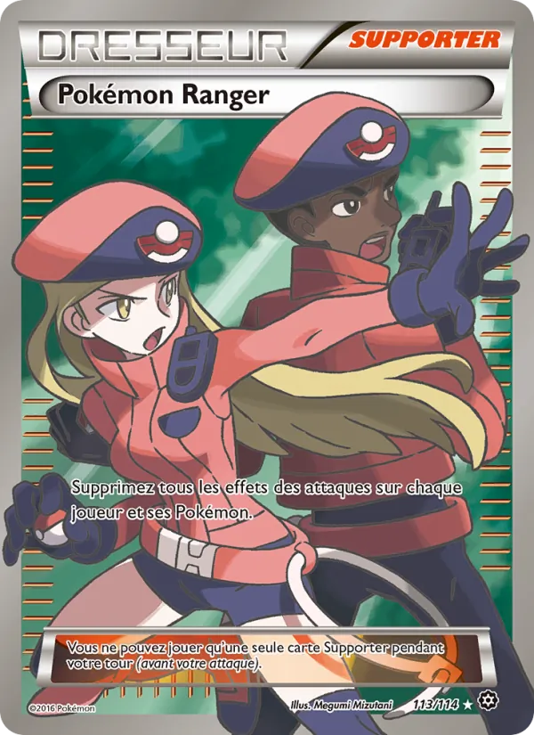 Carte Pokémon Pokémon Ranger de l'extension Offensive Vapeur