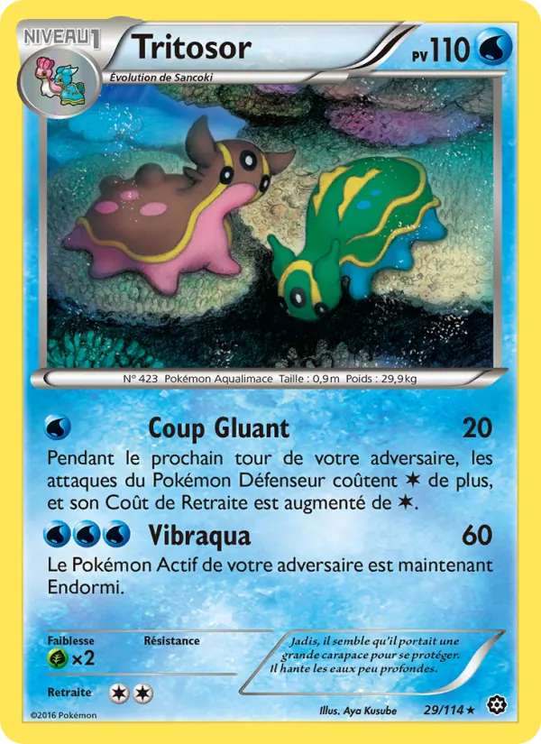 Carte Pokémon Tritosor de l'extension Offensive Vapeur