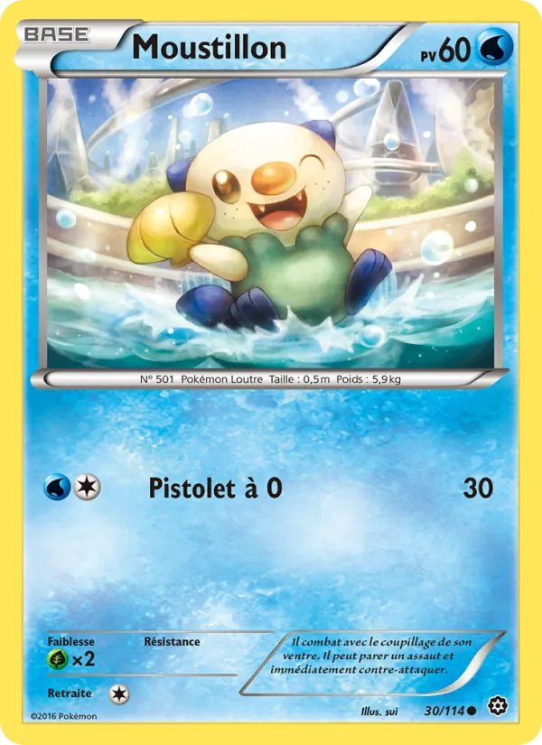 Carte Pokémon Moustillon de l'extension Offensive Vapeur