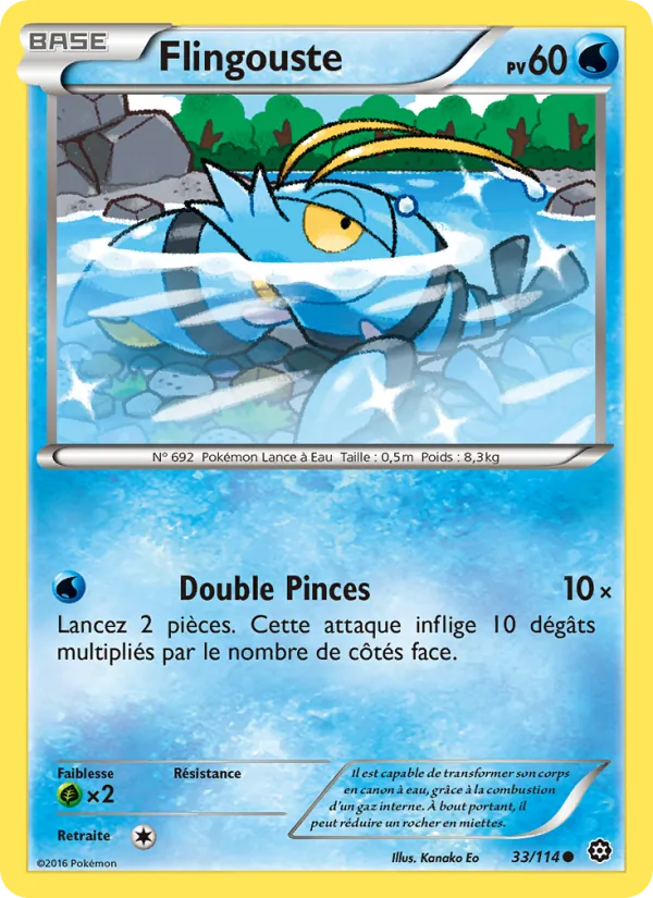 Carte Pokémon Flingouste de l'extension Offensive Vapeur
