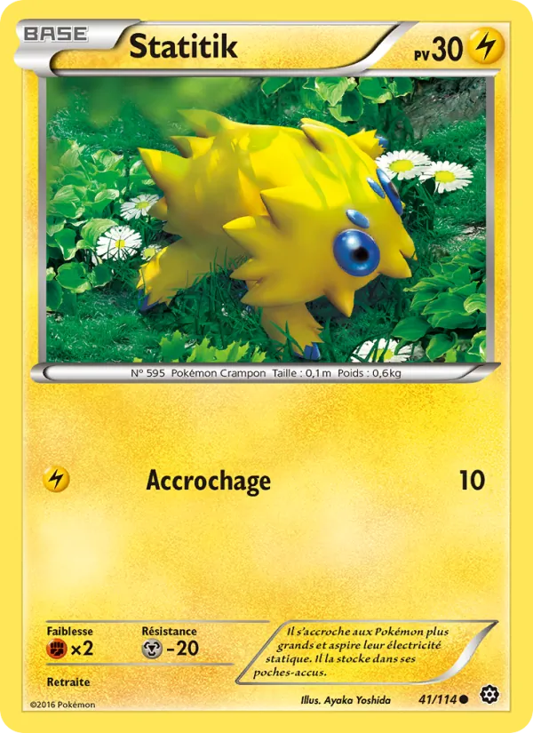 Carte Pokémon Statitik de l'extension Offensive Vapeur