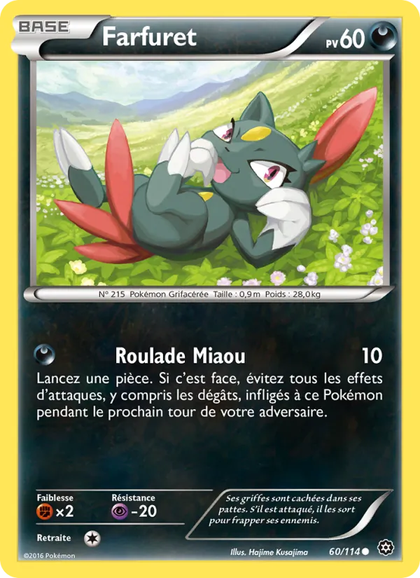 Carte Pokémon Farfuret de l'extension Offensive Vapeur