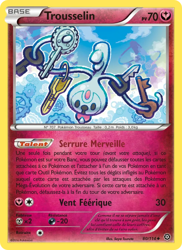 Carte Pokémon Trousselin de l'extension Offensive Vapeur