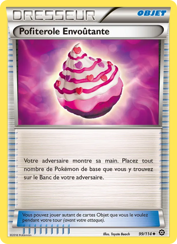 Carte Pokémon Pofiterole Envoûtante de l'extension Offensive Vapeur