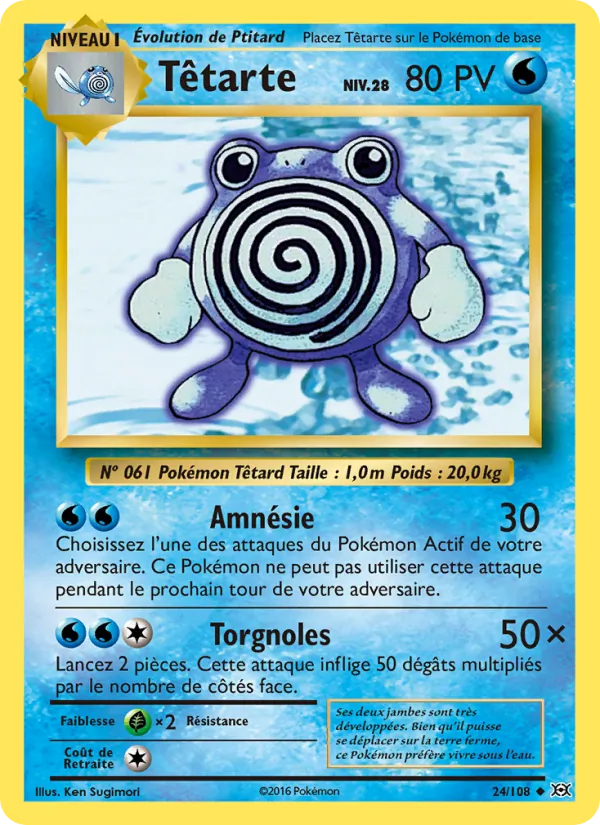 Carte Pokémon Têtarte de l'extension Évolutions