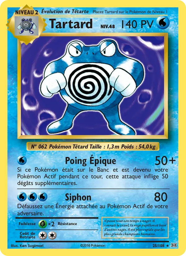 Carte Pokémon Tartard de l'extension Évolutions