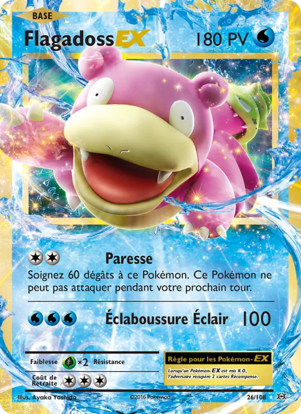 Carte Pokémon Flagadoss EX de l'extension Évolutions