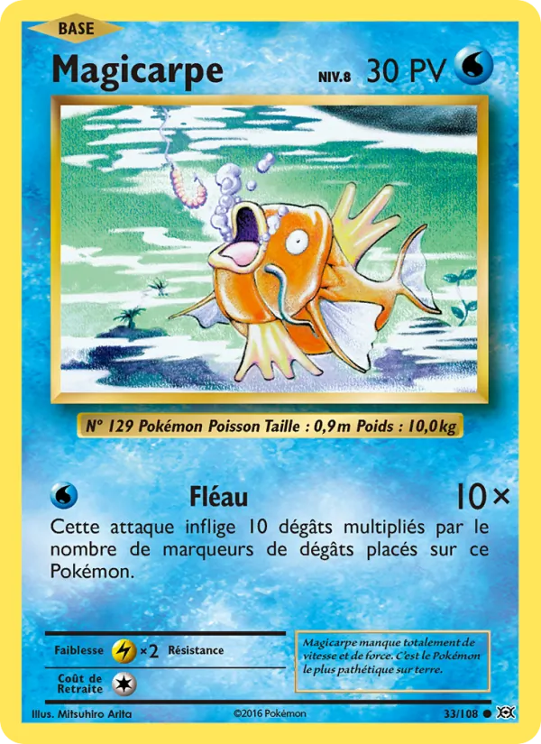 Carte Pokémon Magicarpe de l'extension Évolutions