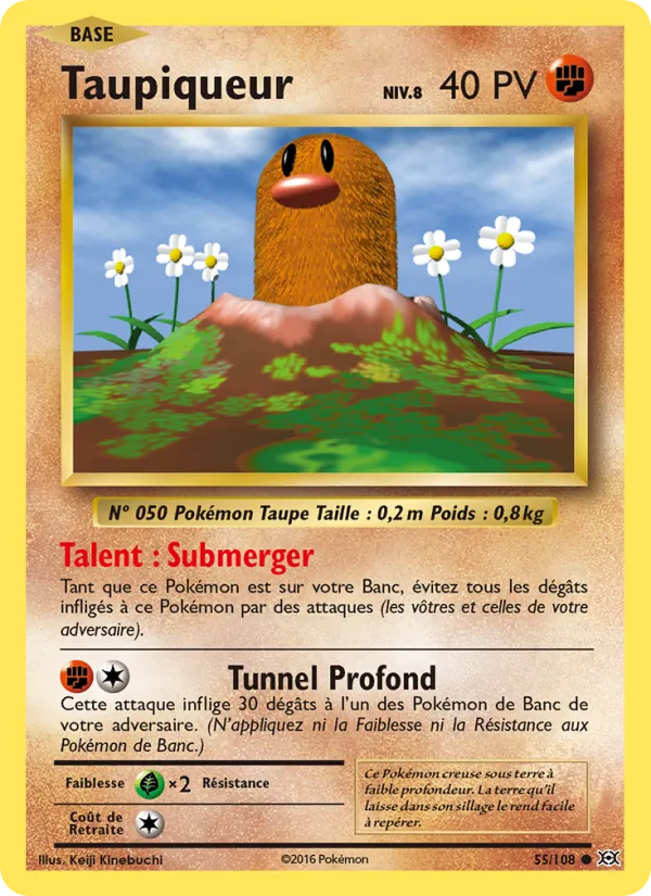 Carte Pokémon Taupiqueur de l'extension Évolutions