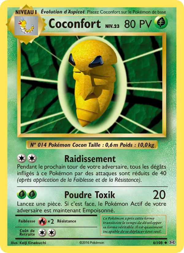Carte Pokémon Coconfort de l'extension Évolutions