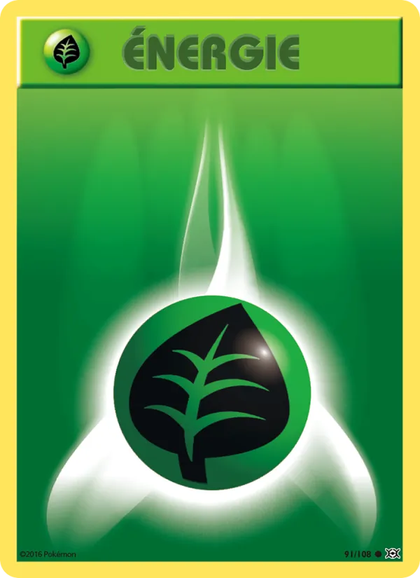 Carte Pokémon Énergie Plante de l'extension Évolutions